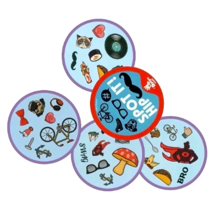 JUEGO DE CARTAS MESA DOBBLE GAME HIP - 2