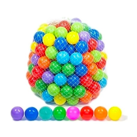 PACK 100 PELOTAS PLASTICAS PARA PISCINA - 1