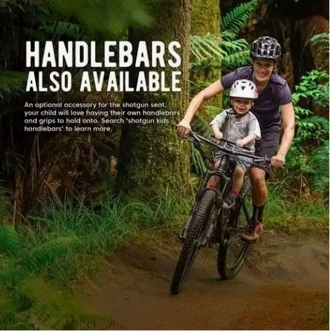 SILLA DE NIÑO CON MANILLAR PARA BICICLETAS - 4