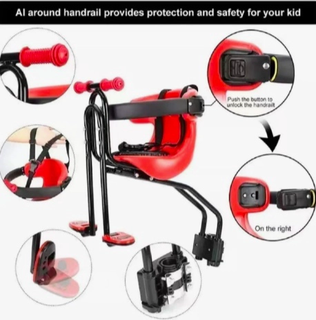 SILLA FRONTAL DE BICICLETA PARA NIÑOS - 2