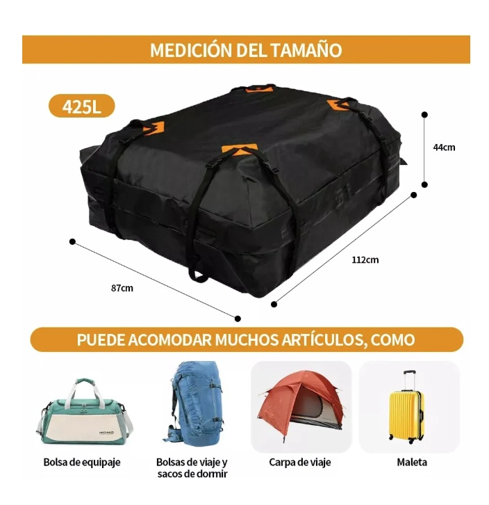 Bolsa De Portaequipaje Impermeable Para Techo De Automóvil - 2