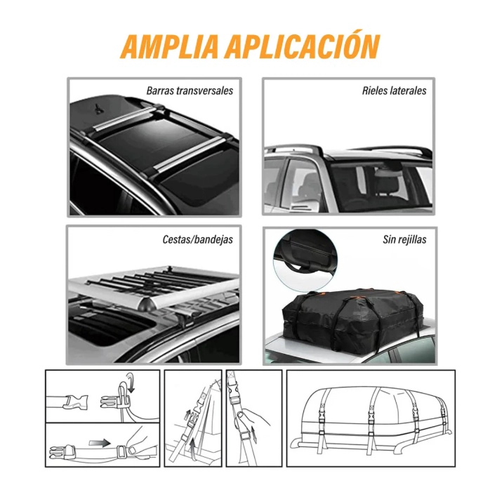 Bolsa De Portaequipaje Impermeable Para Techo De Automóvil - 3