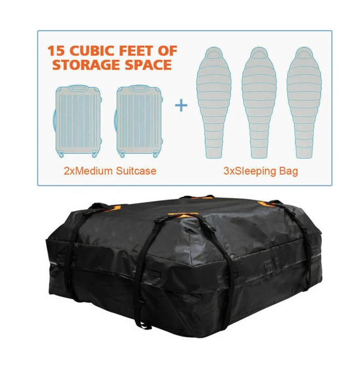 Bolsa De Portaequipaje Impermeable Para Techo De Automóvil - 5