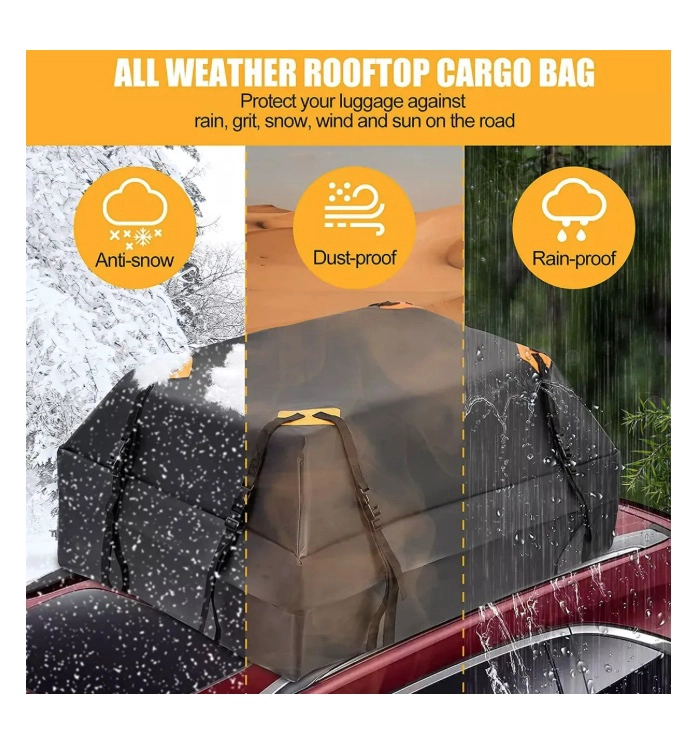 Bolsa De Portaequipaje Impermeable Para Techo De Automóvil - 8