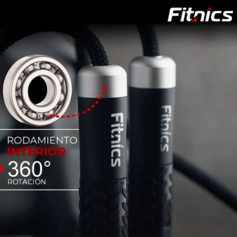 CUERDA PARA SALTAR CON PESO AJUSTABLE - 3