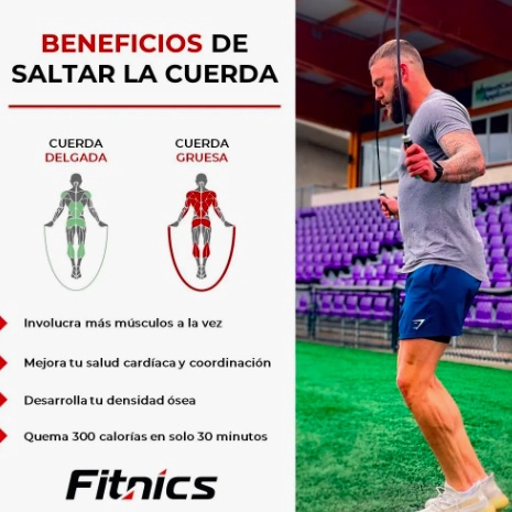CUERDA PARA SALTAR CON PESO AJUSTABLE - 4