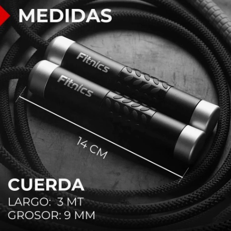 CUERDA PARA SALTAR CON PESO AJUSTABLE - 5