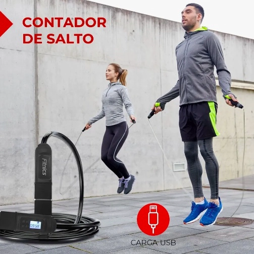 CUERDA SALTAR CON CONTADOR DIGITAL - 2