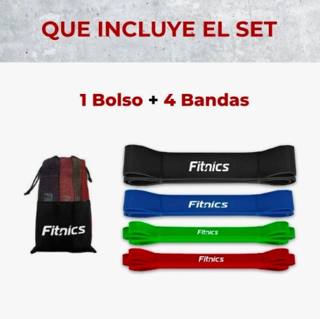 BANDAS ELASTICAS RESISTENCIA SET 4 - 4