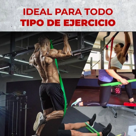 BANDAS ELASTICAS RESISTENCIA SET 4 - 6