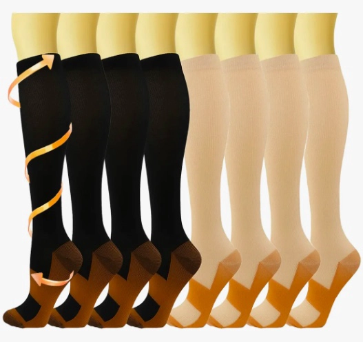PACK 4 MEDIAS CALCETINES FIBRA DE COBRE - 1