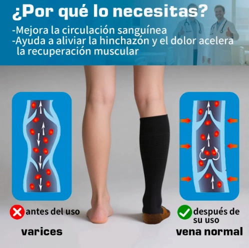 PACK 4 MEDIAS CALCETINES FIBRA DE COBRE - 2