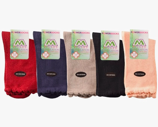 12 PARES CALCETINES HOMBRE LARGO TE RMICO - 2