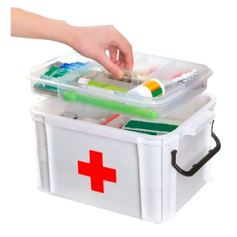 X2 CAJA ORGANIZADORA BOTIQUIN PRIMERO AUXILIOS - 3