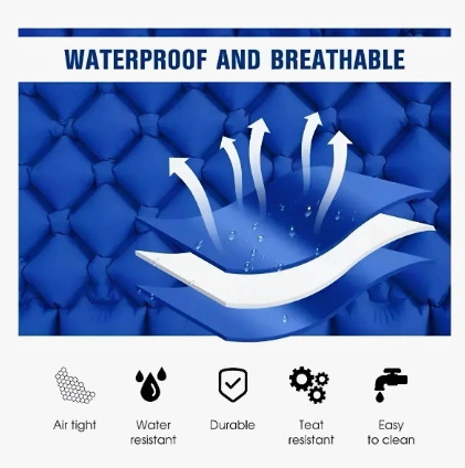 COLCHONETA INFLABLE PLEGABLE PARA ACAMPADA - 4