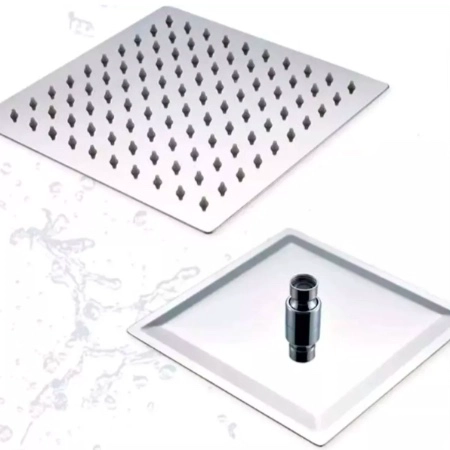 PLATO DUCHA CUADRADO ACERO INOXIDABLE 25X25 CMS - 2