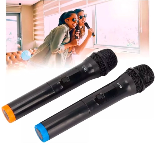 2 MICROFONO KARAOKE PAR DE INALAMBRICOS - 2