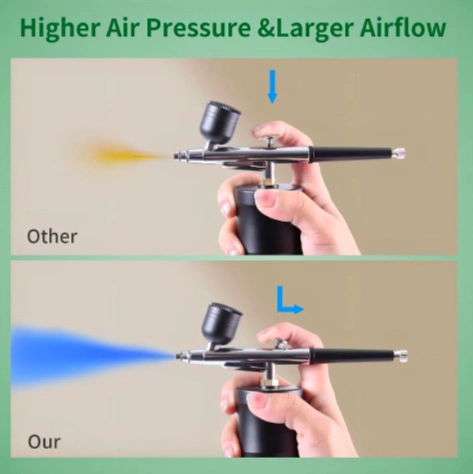 AEROGRAFO MULTIUSOS COMPRESOR AIRBRUSH - 4
