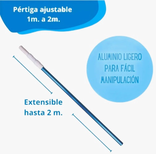 MANGO EXTENSIBLE PARA LIMPIEZA A PISCINAS - 2