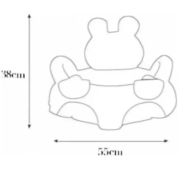 COJIN ASIENTO DE SEGURIDAD APOYO SOFA PARA SENTAR BEBE - 2