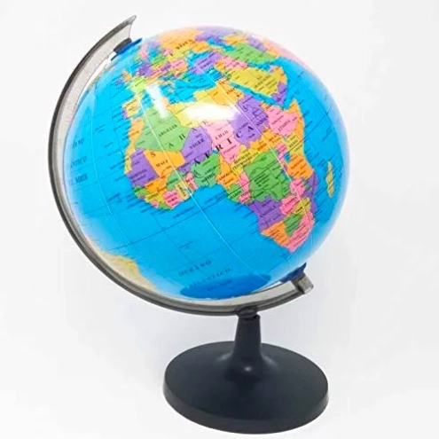 GLOBO TERRAQUEO - MAPA POLITICO 21,4 CMS DIAMETRO, ESCOLAR - 1