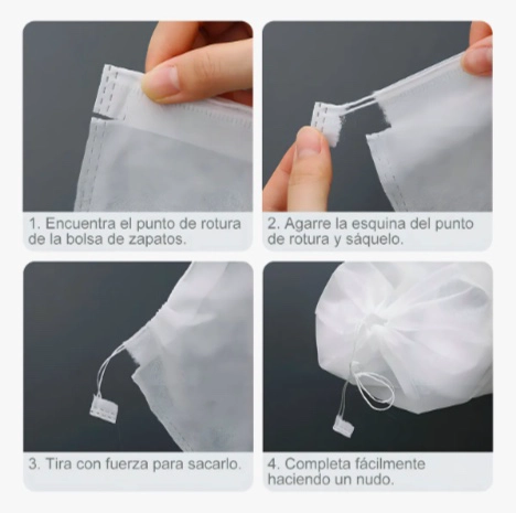 BOLSAS DE VIAJE IMPERMEABLES PARA ZAPATOS, 40 PIEZAS - 2