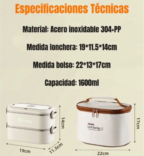 LONCHERA ELE CTRICA CON BOLSO TE RMICO - 4