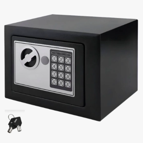CAJA FUERTE DIGITAL CAJA SEGURIDAD LLAVE TECLADO NUME RICO - 1