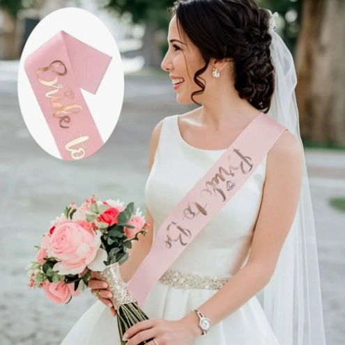 SET NOVIA ANILLO BANDAS DE PELO VELO - 5