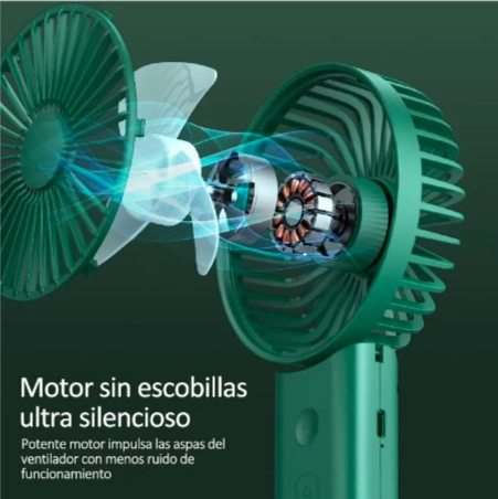 MINI VENTILADOR MANO PORTATIL RECARGABLE - 3