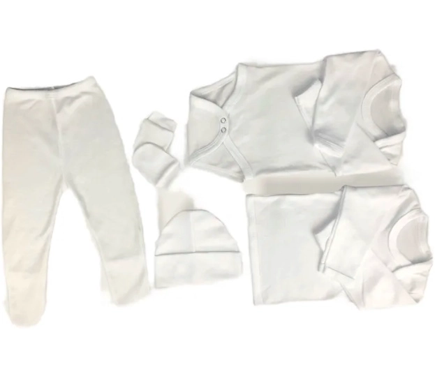 PACK AJUAR BEBE  100% ALGODON (0-3 MESES) - 4