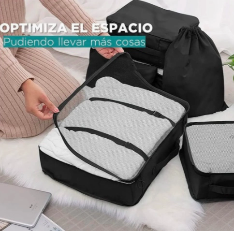 ORGANIZADOR MALETA SET 8 BOLSAS - 2