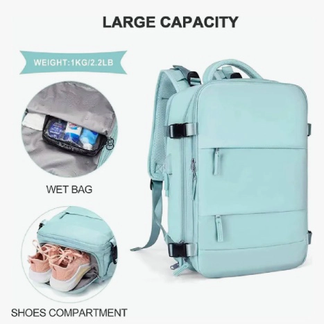 MOCHILA DE VIAJE GRAN CAPACIDAD MULTIFUNCIONAL - 3