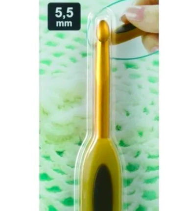 CROCHET ERGONOMICO SOFT TOUCH VERDE - 2