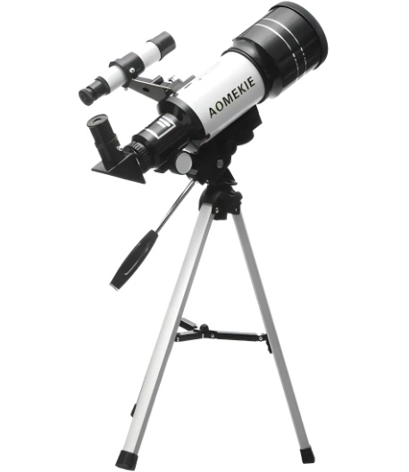 TELESCOPIO MONOCULAR F30070M ASTRONOMICO PROFESIONAL BLANCO - 1