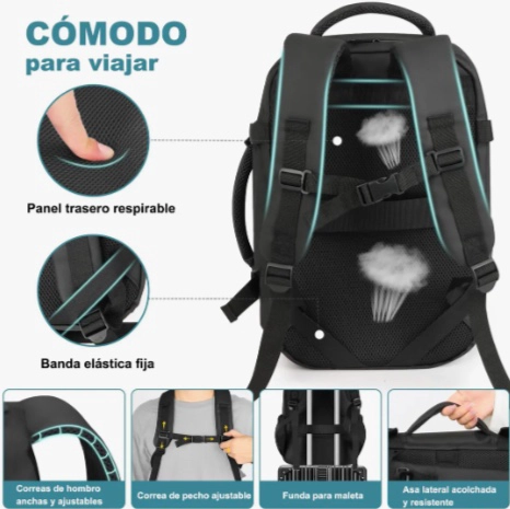 MOCHILA VIAJE CABINA AVION - 6