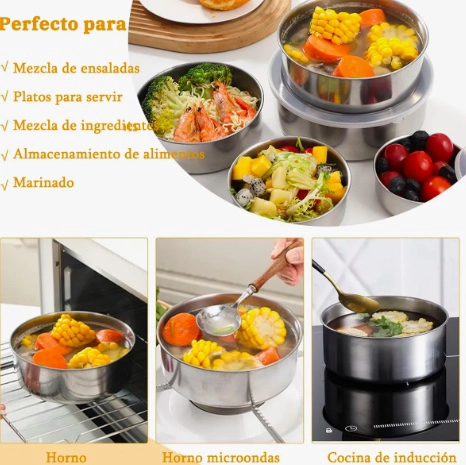 SET DE 5 CAJA DE CONSERVACION DE ALIMENTOS - 3