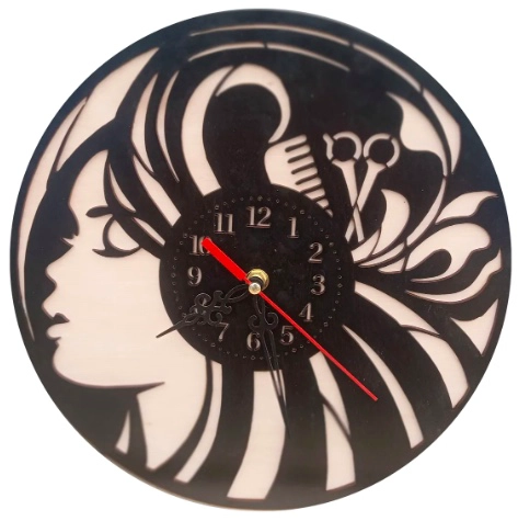 RELOJ DE PARED ARTESANAL PELIQUERIA - 1