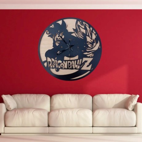 RELOJ DE PARED MADERA DRAGON BALL - 3
