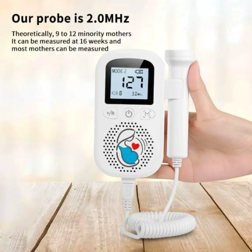 MONITOR FETAL DOPPLER LATIDOS FETALES CORAZON BEBE - 5
