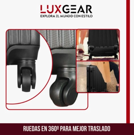 X3 MALETAS VIAJE ANTIGOLPES 10/15/23 KG SET - 5