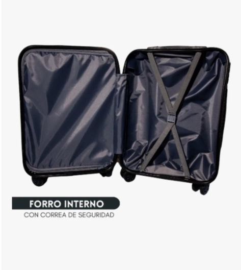 MALETA DE CABINA PARA ADULTOS NEGRO - 3