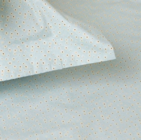 CUBREPLUMON ESTAMPADO AGUA CELESTE - 3