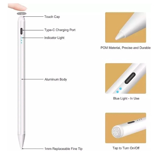 LAPIZ PROFESIONAL (2GEN) PARA IPAD MINI 5 7.9 - 3