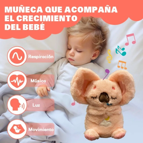 PELUCHE KOALA QUE RESPIRA MUSICA - 3