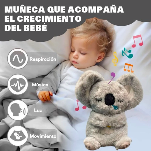 PELUCHE KOALA QUE RESPIRA MUSICA - 3