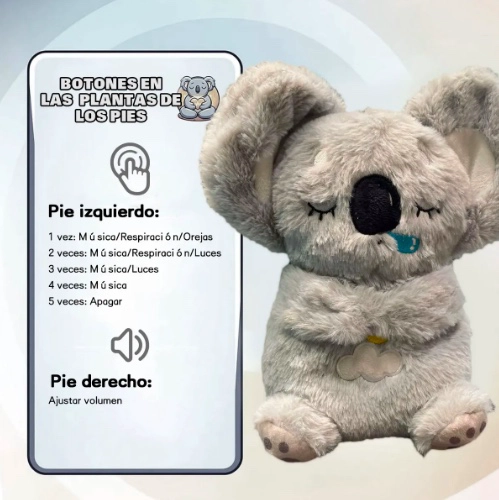 PELUCHE KOALA QUE RESPIRA MUSICA - 4