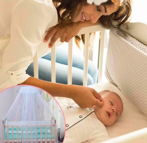 MALLA MOSQUITERA PARA CUNA BEBE  Y CAMA - 4