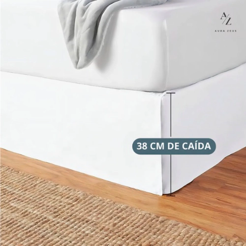 FALDON DE CAMA KING BLANCO - 3