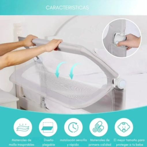 BARANDA DE CAMA SEGURIDAD PARA BEBE - 6